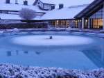 Liddington Hotel fountain